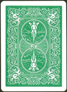  Green Deck Bicycle Rider Back Playing Cards