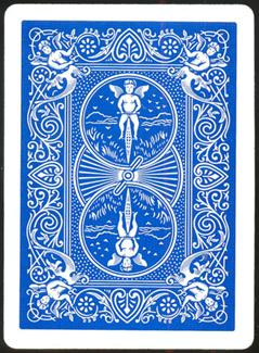 Blue Ice Deck Bicycle Rider Back Playing Cards